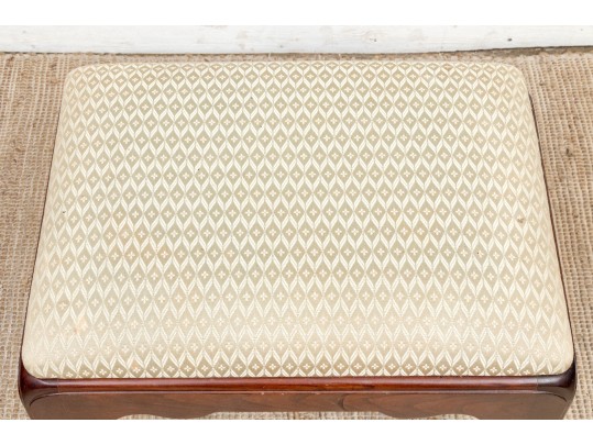 Vintage Chippindale Style Carved Cherry Bench