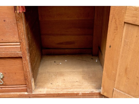 Antique Oak Wash Stand, For Restoration