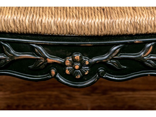 Set Of Six Vintage French Country Style Dining Chairs 