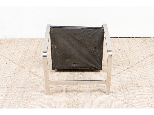 Mid Century Chrome Framed Armchair, Restoration Project