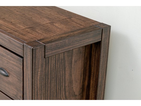 Modern Style Wood Double Dresser