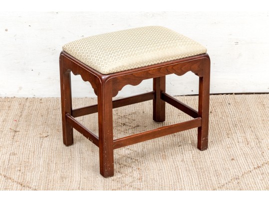 Vintage Chippindale Style Carved Cherry Bench