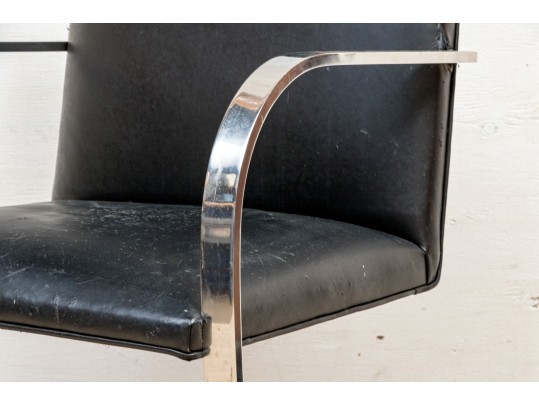 Mid Century Chrome Framed Armchair, Restoration Project