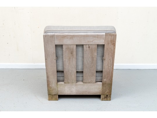  Heavy & Solid Sutherland Teak Armchair With Custom Cushions & Ottoman