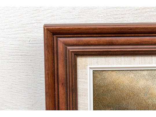 Signed Painting On Board, Duck In A Landscape