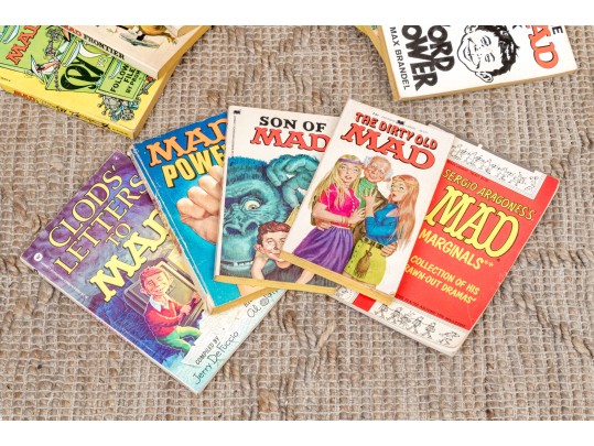 Collection Of Vintage Mad Paperbooks, Approximately 80