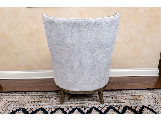 Contemporary Upholstered Wing Chair