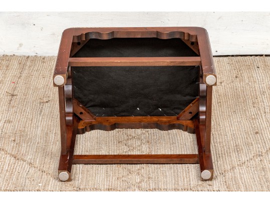 Vintage Chippindale Style Carved Cherry Bench