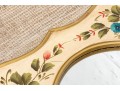 Vintage Paint Decorated Wood Mirror