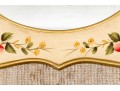 Vintage Paint Decorated Wood Mirror