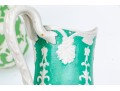 Elegant Collection Of 3 Antique, English Moulded And Glazed Ceramic Pitchers