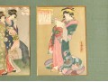 Two Framed Vintage 1920's Japanese Book-covers Professionally Matted And Framed 