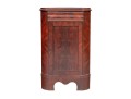Mahogany American Empire Corner Cabinet