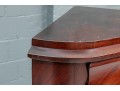 Mahogany American Empire Corner Cabinet