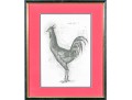 Bernard Buffet (France, 1928-1999) 1953 Black And White Lithograph, Rooster
