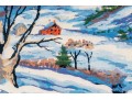Harry Shokler (Am., 1896-1978) Two Framed Serigraphs, VT Winter Landscapes