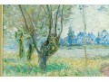 After Claude Monet, Color Print, Figure In A Verdant Landscape