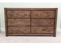 Modern Style Wood Double Dresser