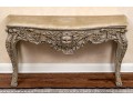 Vintage French Baroque Style Console Table 