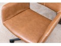 Nordik By Design Wood And Leather Desk And Leather Chair