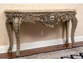 Vintage French Baroque Style Console Table 