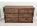 Modern Style Wood Double Dresser