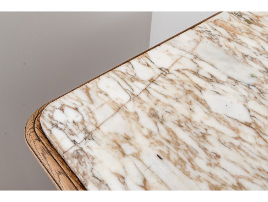Antique French Marble Top Sideboard, Ca. 19th C. - For Restoration