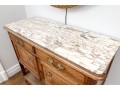 Antique French Marble Top Sideboard, Ca. 19th C. - For Restoration