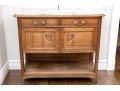 Antique French Marble Top Sideboard, Ca. 19th C. - For Restoration