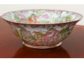 Large Chinese Famille Rose Export Porcelain Punch Centerpiece Bowl
