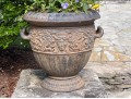 Pair Of Vintage French Neoclassical Garden Urns