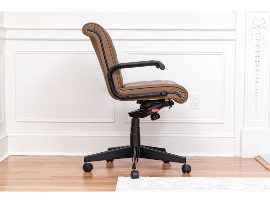 Pair Of Chocolate Brown Knoll Chairs 