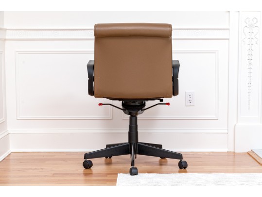 Pair Of Chocolate Brown Knoll Chairs 