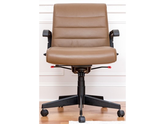 Pair Of Chocolate Brown Knoll Chairs 