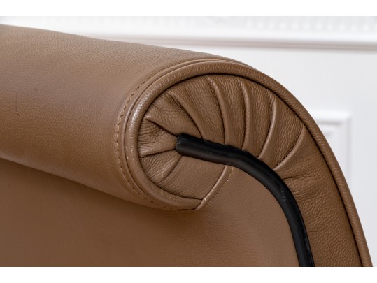 Pair Of Chocolate Brown Knoll Chairs 