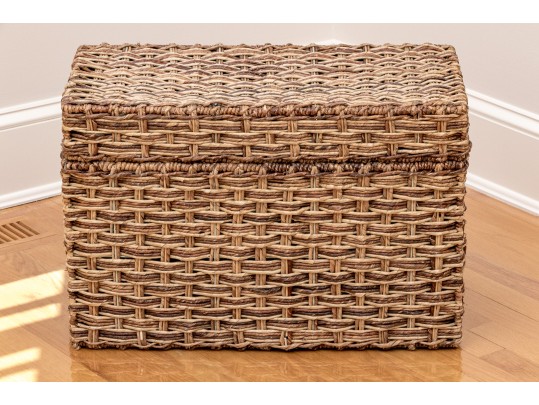 Woven Wicker Chest 