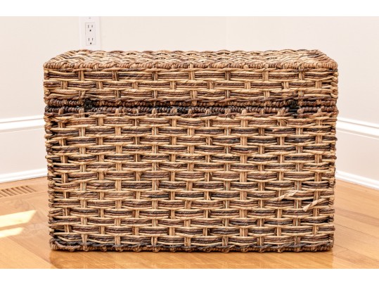 Woven Wicker Chest 