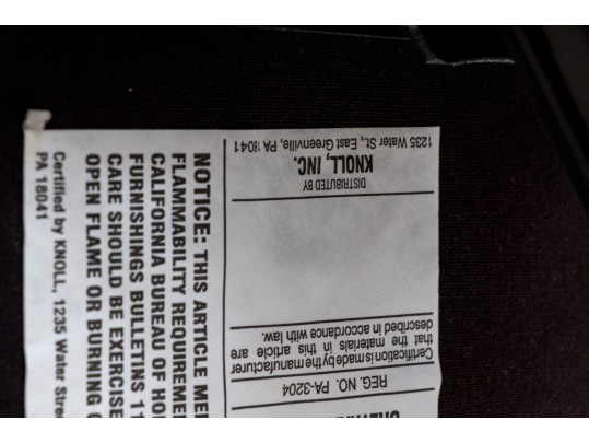 Pair Of Chocolate Brown Knoll Chairs 