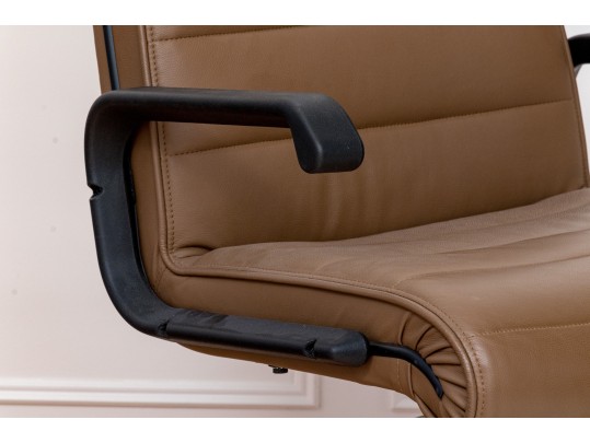 Pair Of Chocolate Brown Knoll Chairs 