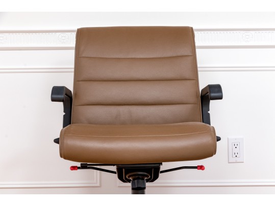 Pair Of Chocolate Brown Knoll Chairs 