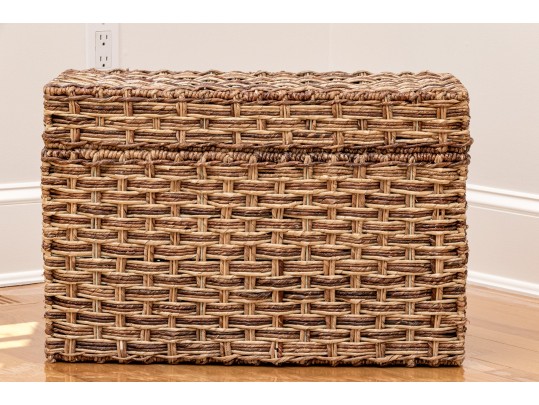 Woven Wicker Chest 