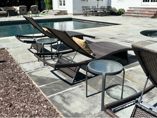 Fantastic Garden Lounge Chairs With Tables (5 Pieces) 