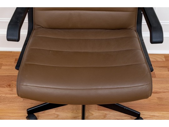 Pair Of Chocolate Brown Knoll Chairs 