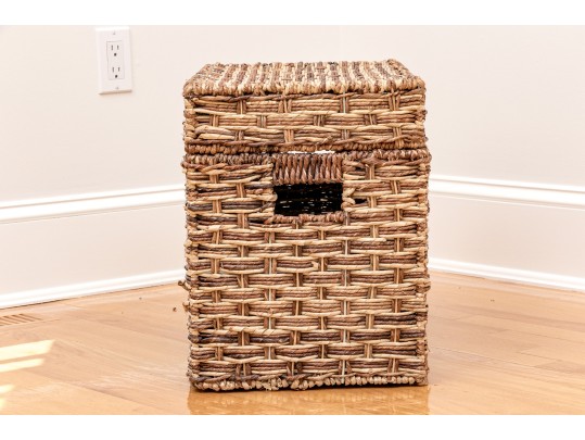 Woven Wicker Chest 
