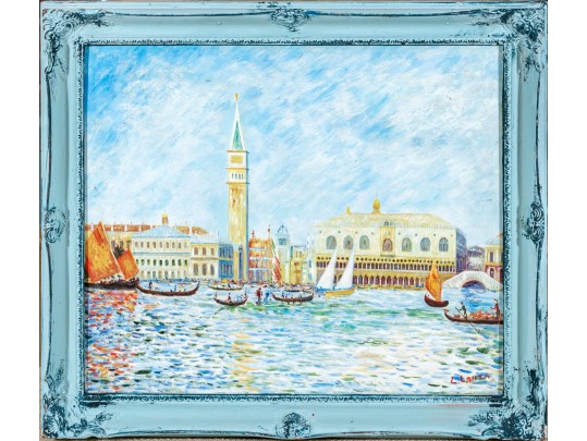 Signed L. Lanza After Renoir 