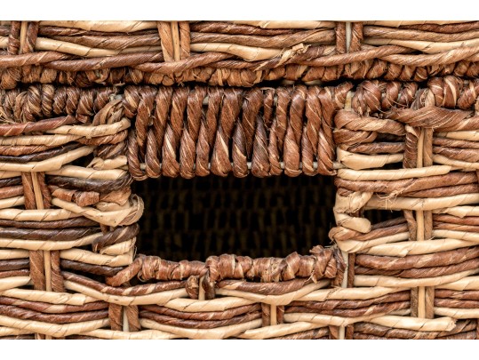 Woven Wicker Chest 
