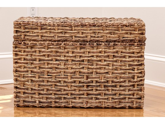 Woven Wicker Chest 
