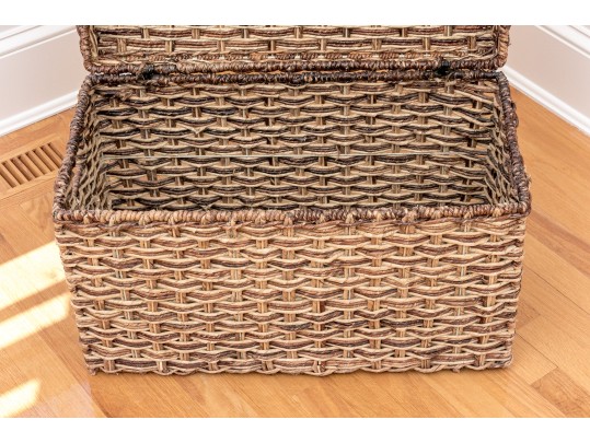 Woven Wicker Chest 
