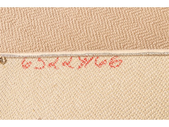 Palace Size Custom Wool Area Rug In Light Cream, 12' X 25'-8