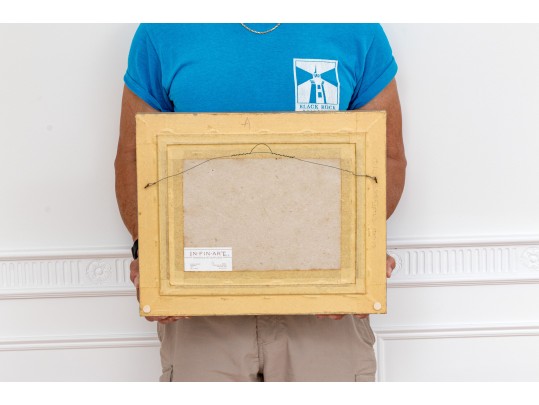 Small Landscape, Oil On Board, Signed A. Stanley